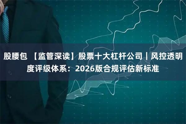 股腰包 【监管深读】股票十大杠杆公司｜风控透明度评级体系：2026版合规评估新标准